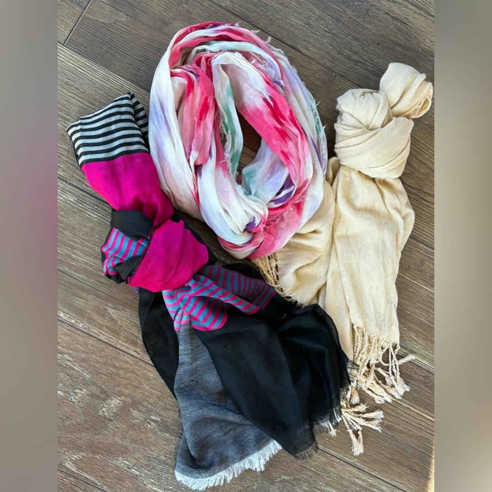 Women's Fashion Scarves, Group of 3